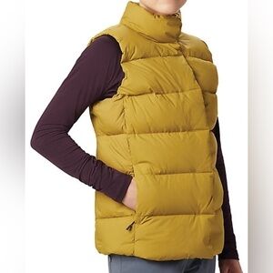 Mountain Hardwear Yellow Puffer Vest